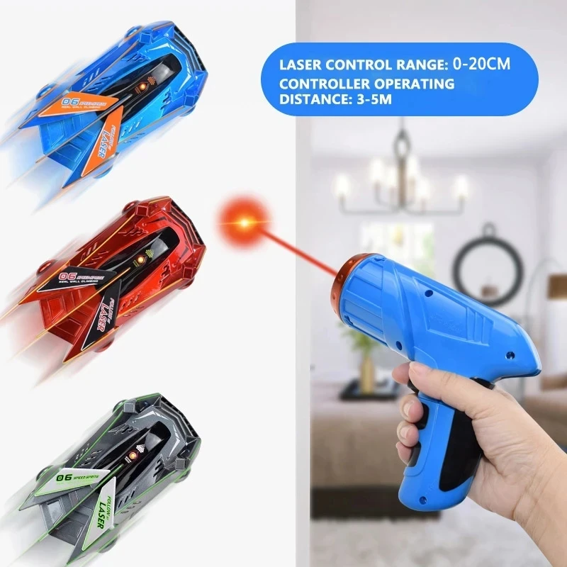Climbing RC Car – Stunt Toy for Boys with 360° Spins & Wall Crawling