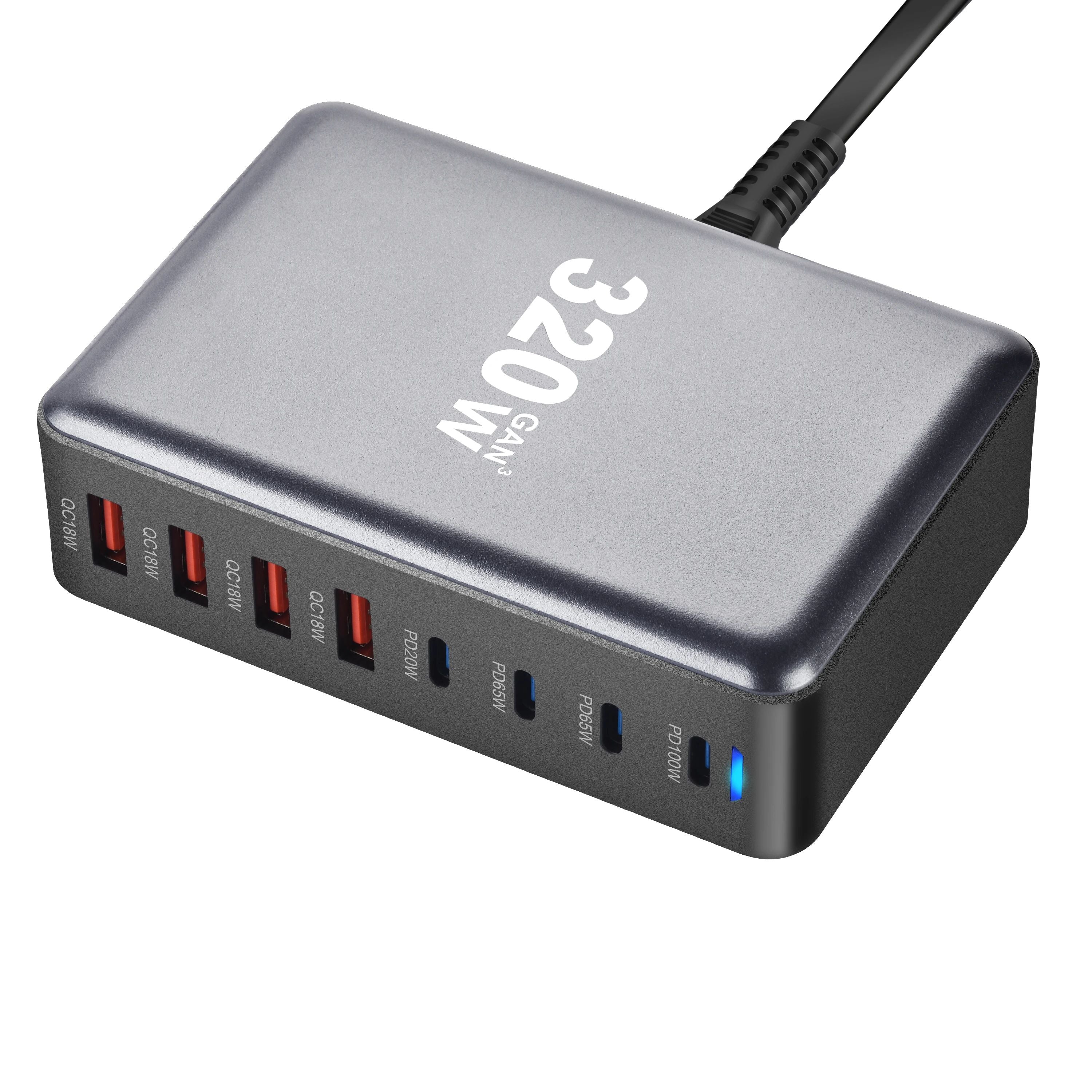 ChargeHub™ 60W Fast Charging Multi-Function Cable & Storage Box – Power, Organize, Go!