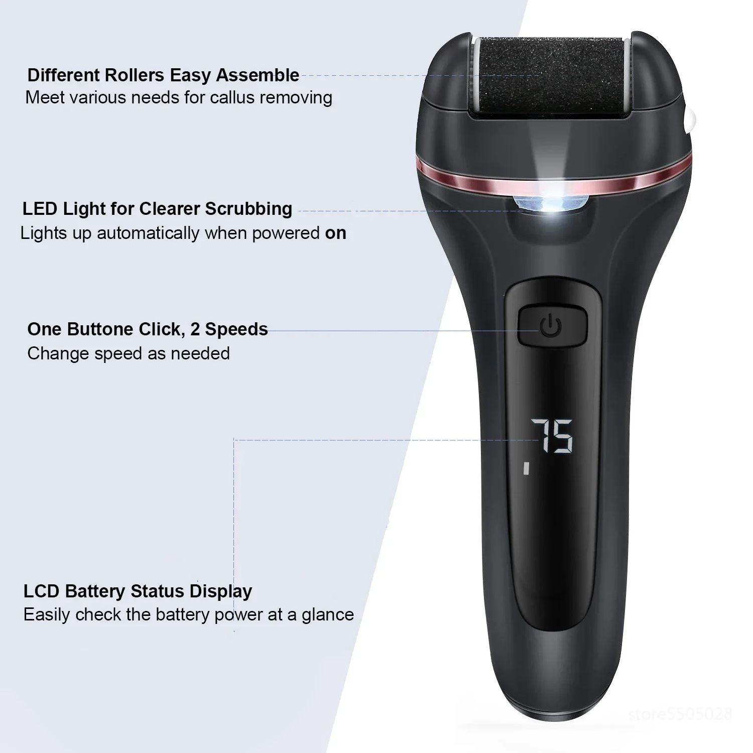 Electric Callus Remover – Smooth Feet in Minutes with Pedicure Foot File