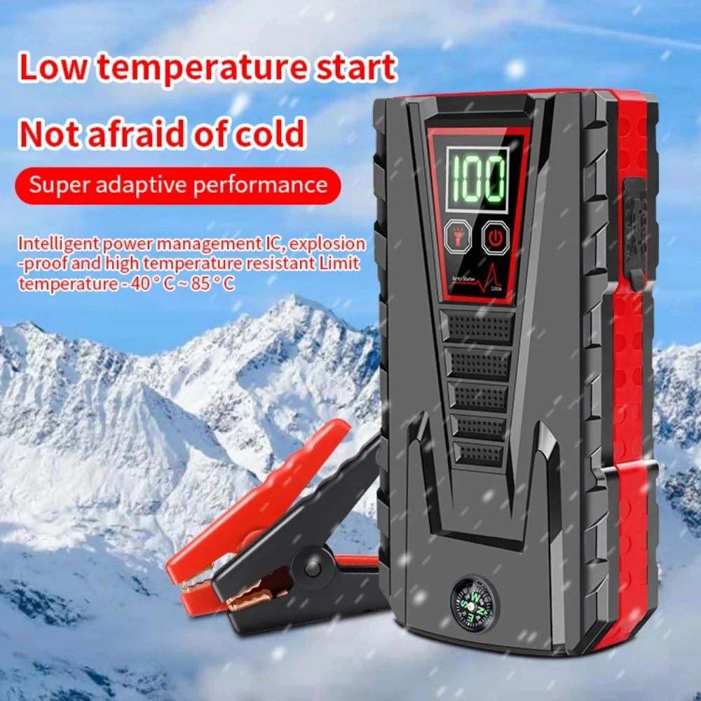 Powerful Booster Jumper Starter – Portable Car Battery Jump Starter for Emergencies & Everyday Use