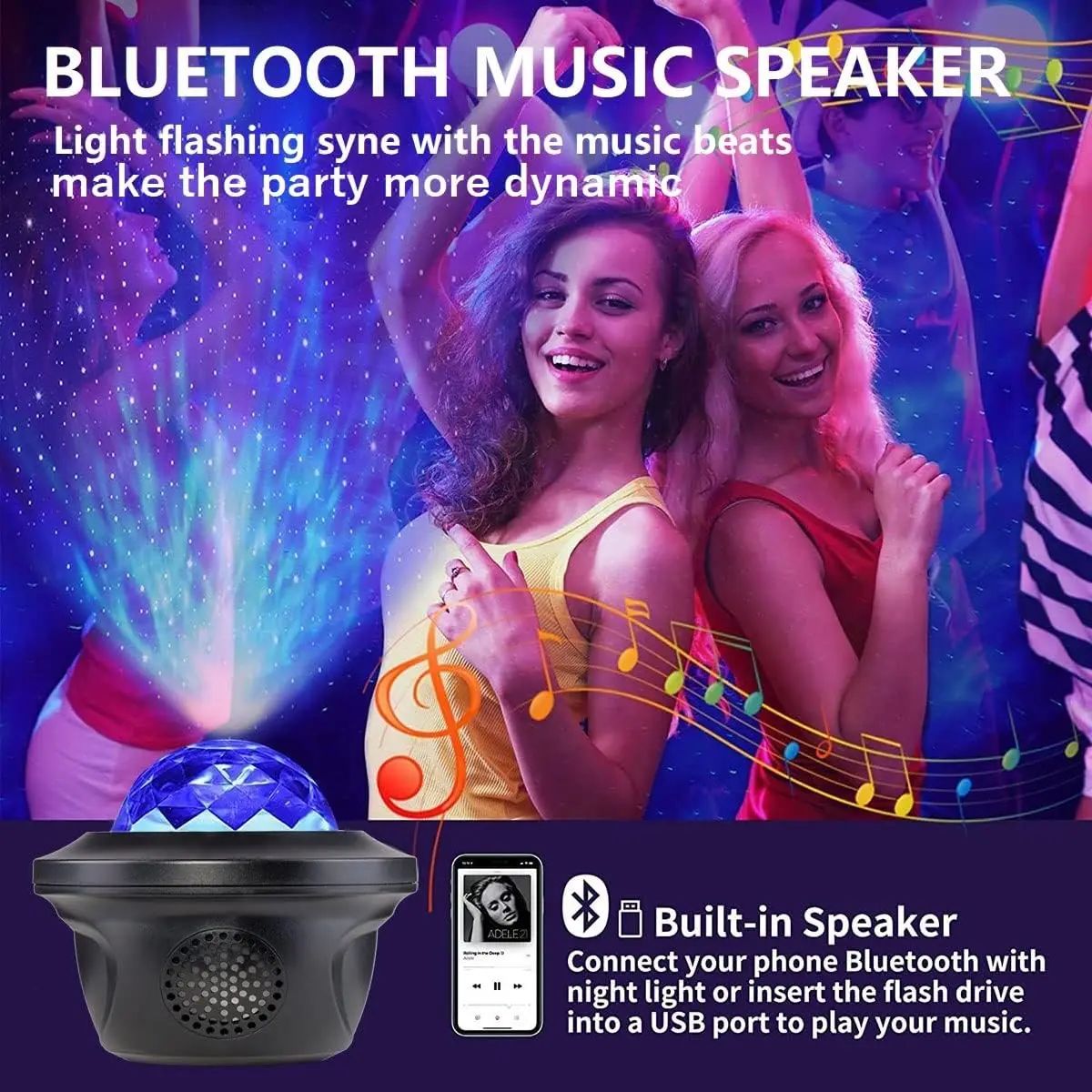Galaxy Ocean Light Projector β Starry Sky & Underwater Night Lamp for Relaxation, Sleep & Ambience