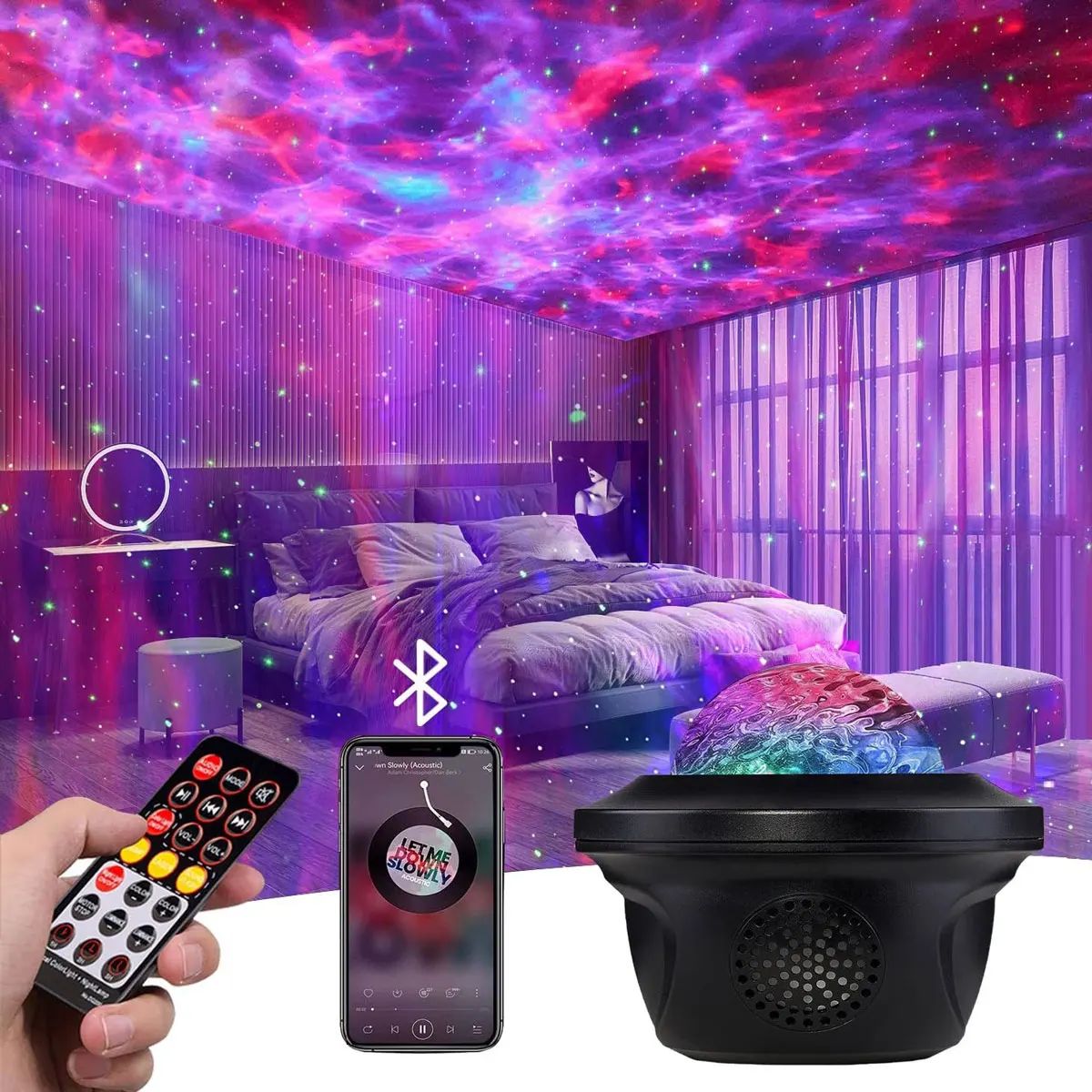 Galaxy Ocean Light Projector β Starry Sky & Underwater Night Lamp for Relaxation, Sleep & Ambience