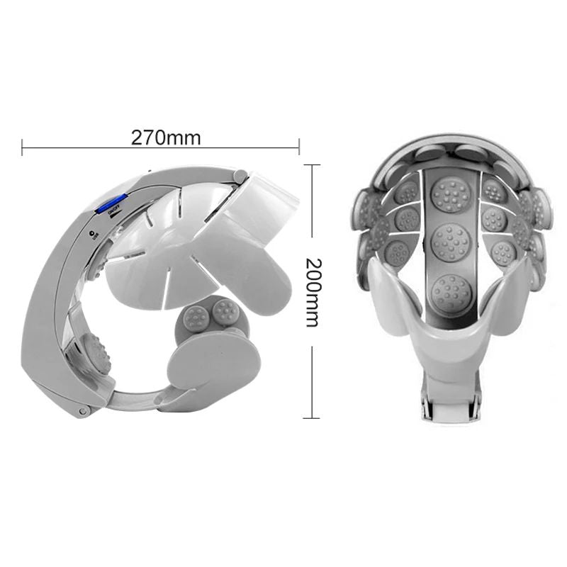 Electric Head Massager – 12-Claw Vibration Scalp Relaxer for Stress Relief