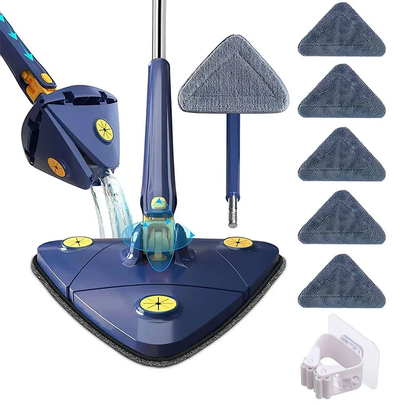 360° Spin Mop – Effortless Floor Cleaning with Self-Wringing System