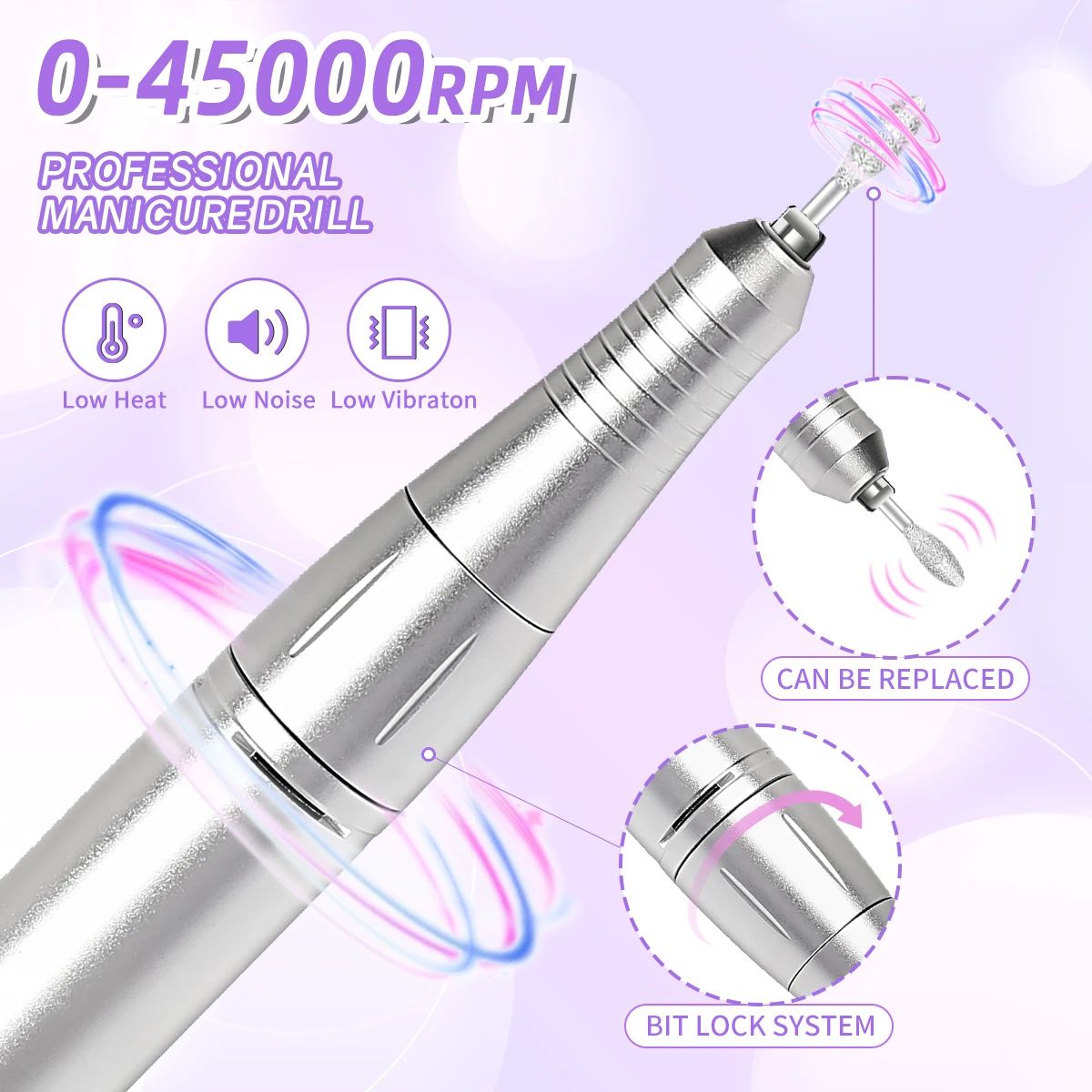 Electric Nail Grinder – Safe & Smooth Nail Shaping for Hands & Feet
