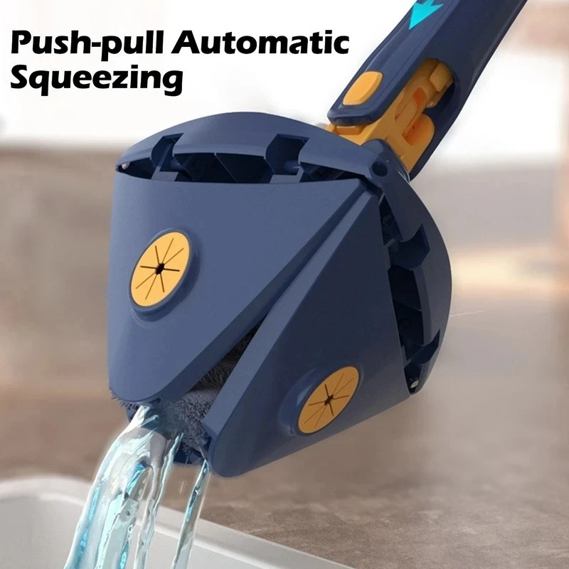 360° Spin Mop – Effortless Floor Cleaning with Self-Wringing System