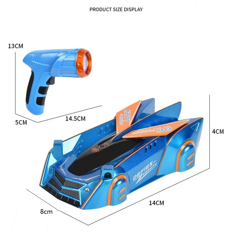 Climbing RC Car – Stunt Toy for Boys with 360° Spins & Wall Crawling